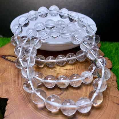 Clear quartz bracelet 10mm 1pc (SL98)