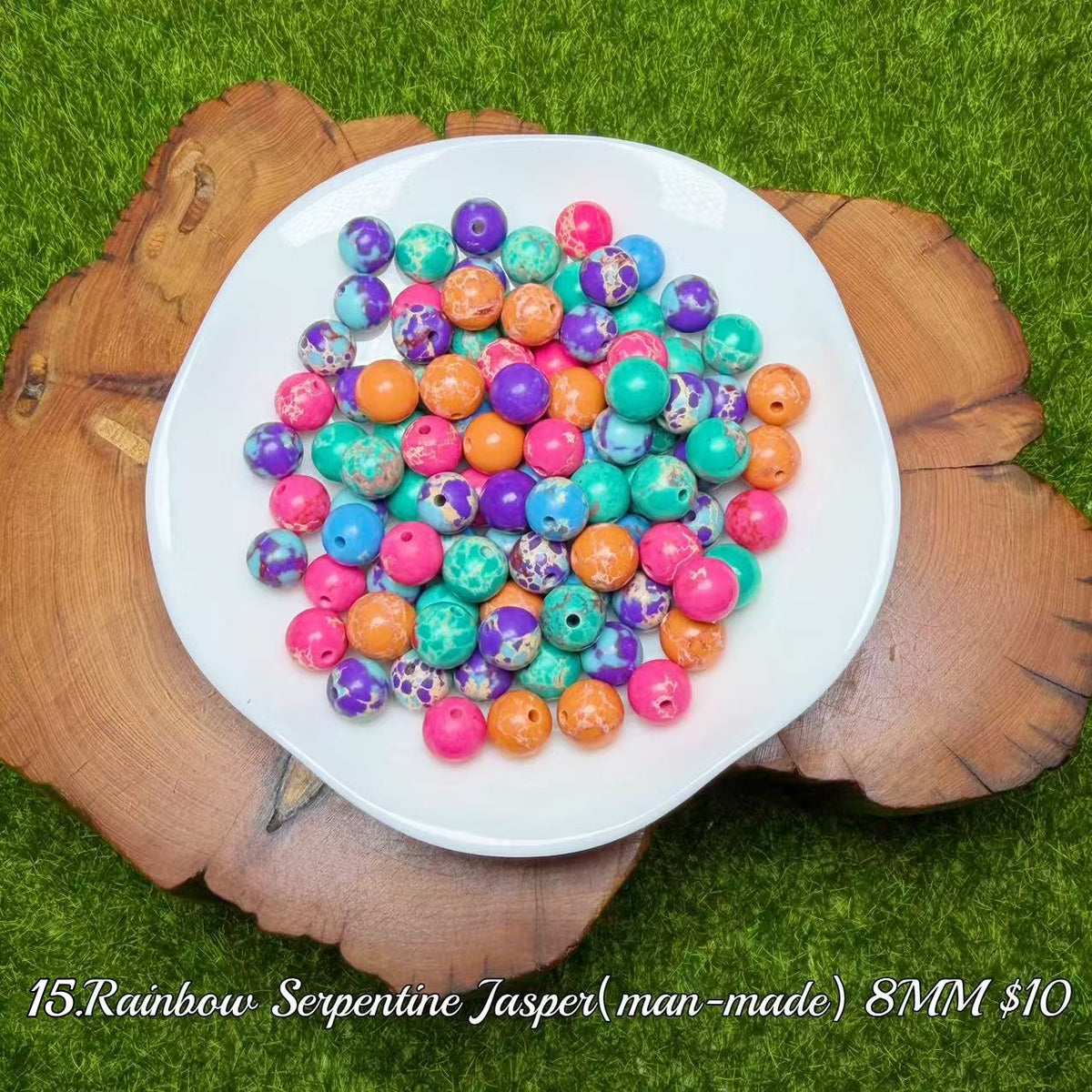 One bowl crystal bead- Felicity-can make 6pcs bracelets 9.21