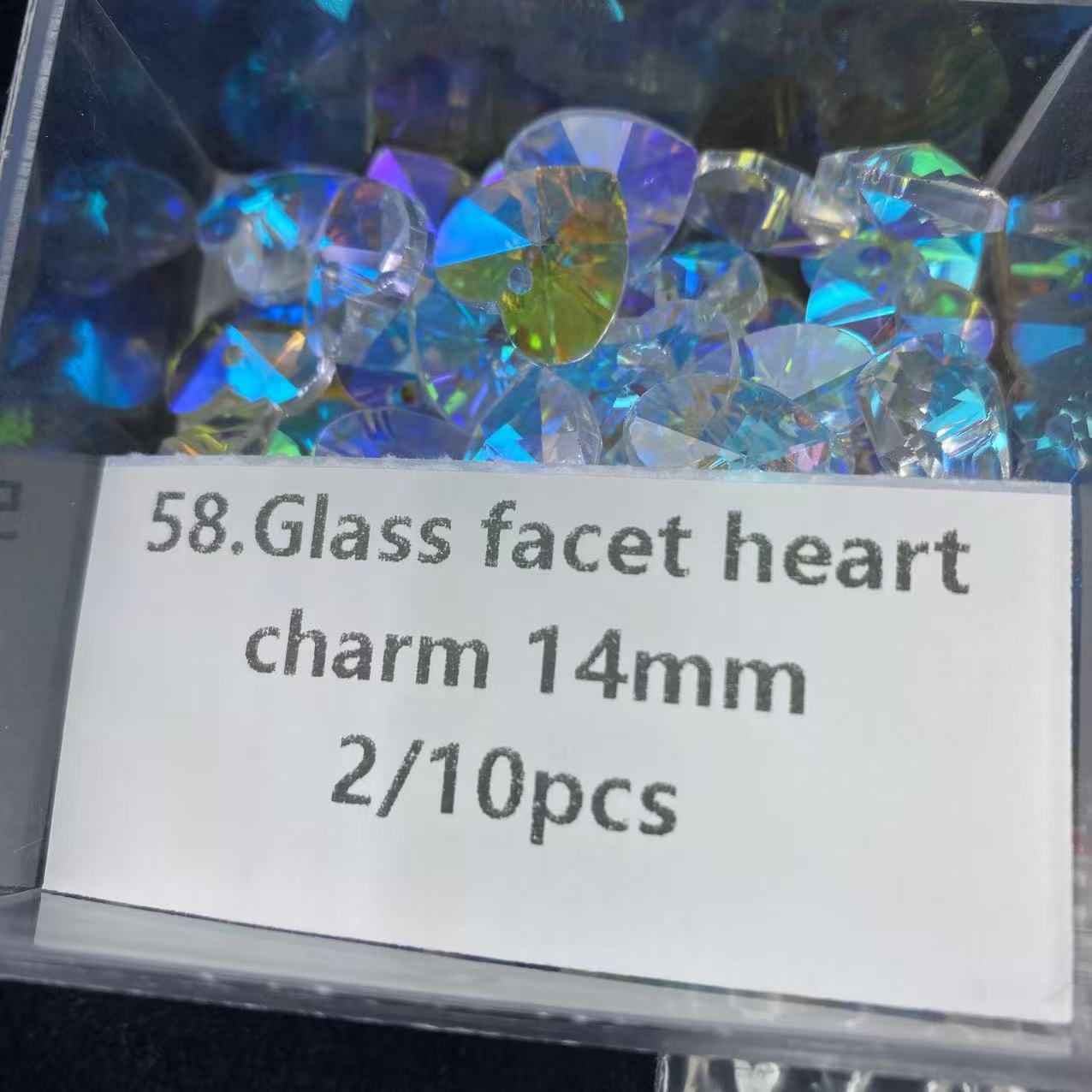 One bowl crystal bead- Felicity-can make 6pcs bracelets 7.14