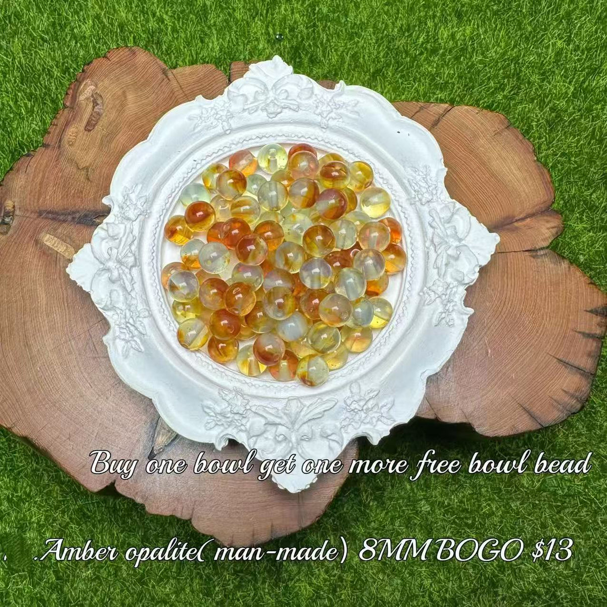 One bowl crystal bead- Felicity-can make 6pcs bracelets 9.12