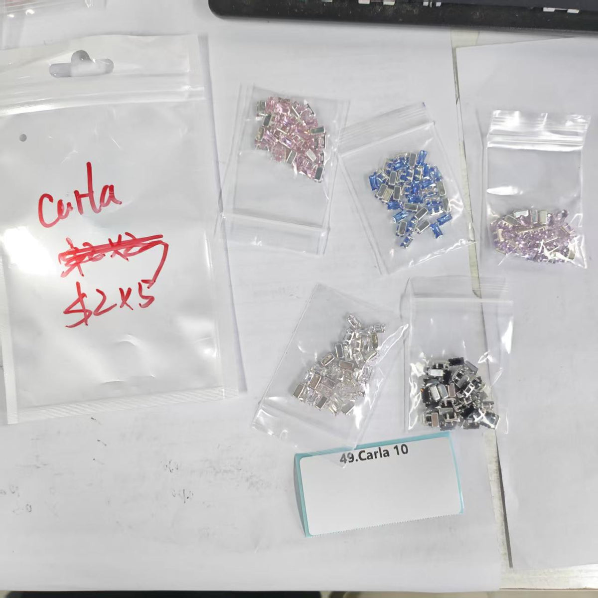One bowl crystal bead- travis00-can make 6pcs bracelets 9.23
