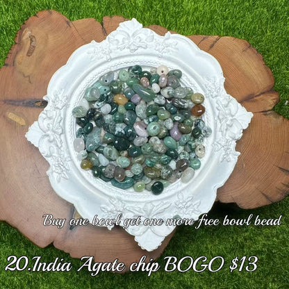 One bowl crystal bead- Felicity-can make 6pcs bracelets 6.5