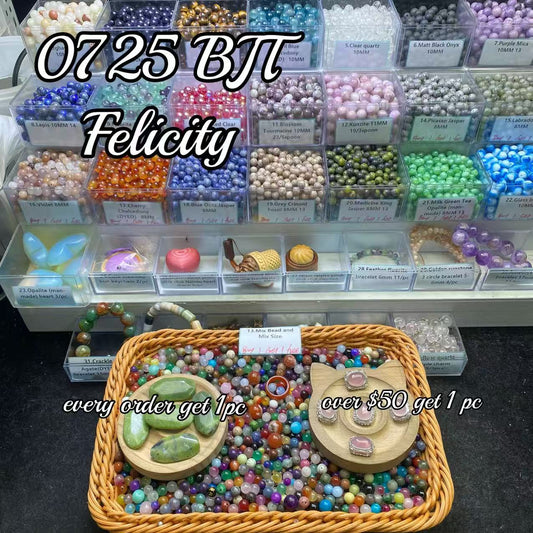 One bowl crystal bead- Felicity-can make 6pcs bracelets 7.25