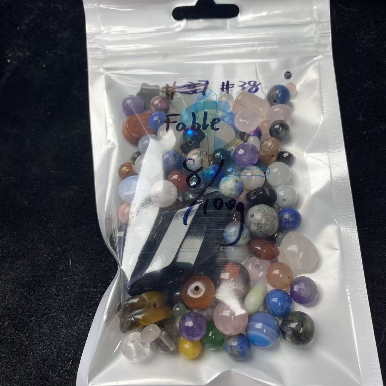 One bowl crystal bead- Felicity-can make 6pcs bracelets 6.27