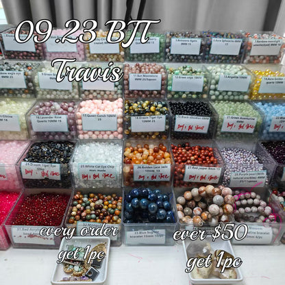 One bowl crystal bead- travis00-can make 6pcs bracelets 9.23