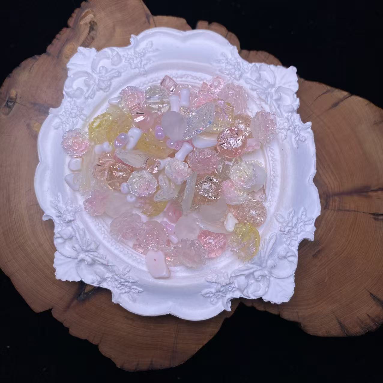 1 Bowl(60g) of Shiny Mix Beads--felicity