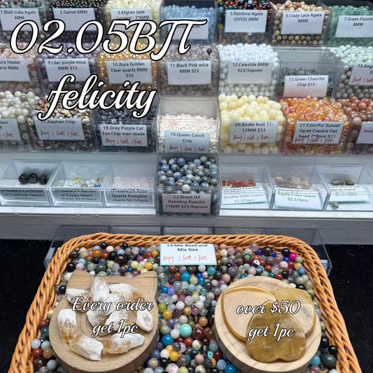 One bowl crystal bead- Felicity01-can make 6pcs bracelets 2.5