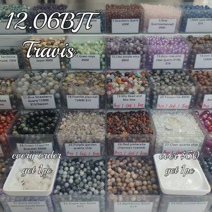 One bowl crystal bead- travis00-can make 6pcs bracelets 12.06