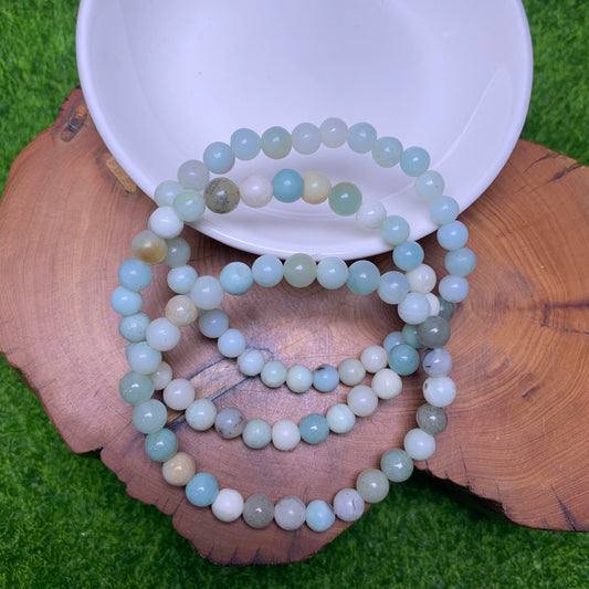 Rainbow Amazonite bracelet 6mm 1pc(SL8)