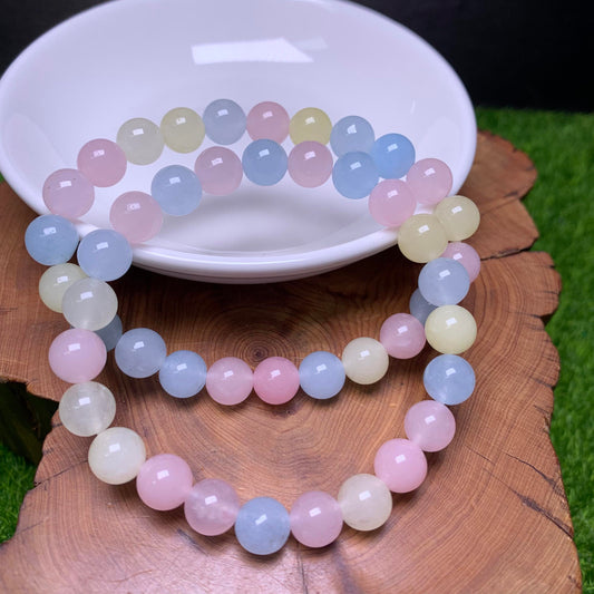 Morgan Chalcedony(DYED) bracelet 8nn 1pc (SL120)