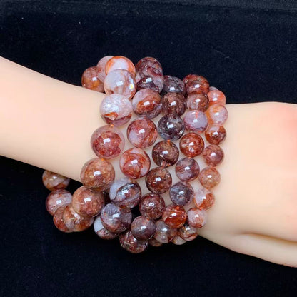 Pigeon Blood Fire Quartz bracelet 1pc (8mm-15mm）