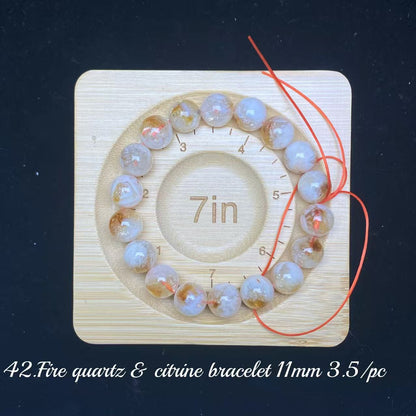 One bowl crystal bead- Felicity-can make 6pcs bracelets  6.6