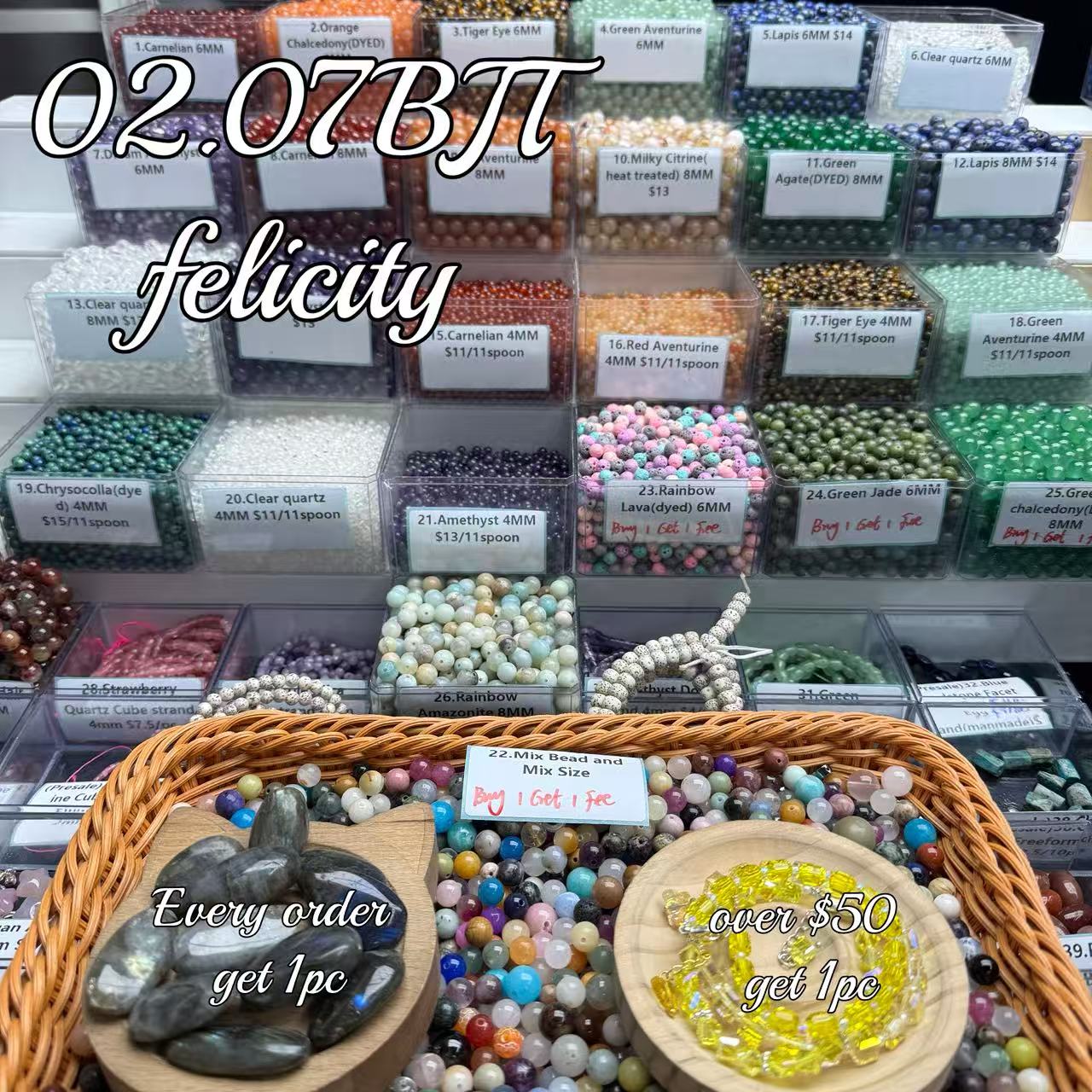 One bowl crystal bead- Felicity01-can make 6pcs bracelets 2.7