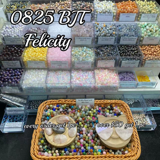 One bowl crystal bead- Felicity-can make 6pcs bracelets 8.25