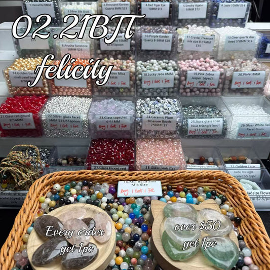 One bowl crystal bead- Felicity01-can make 6pcs bracelets 2.21