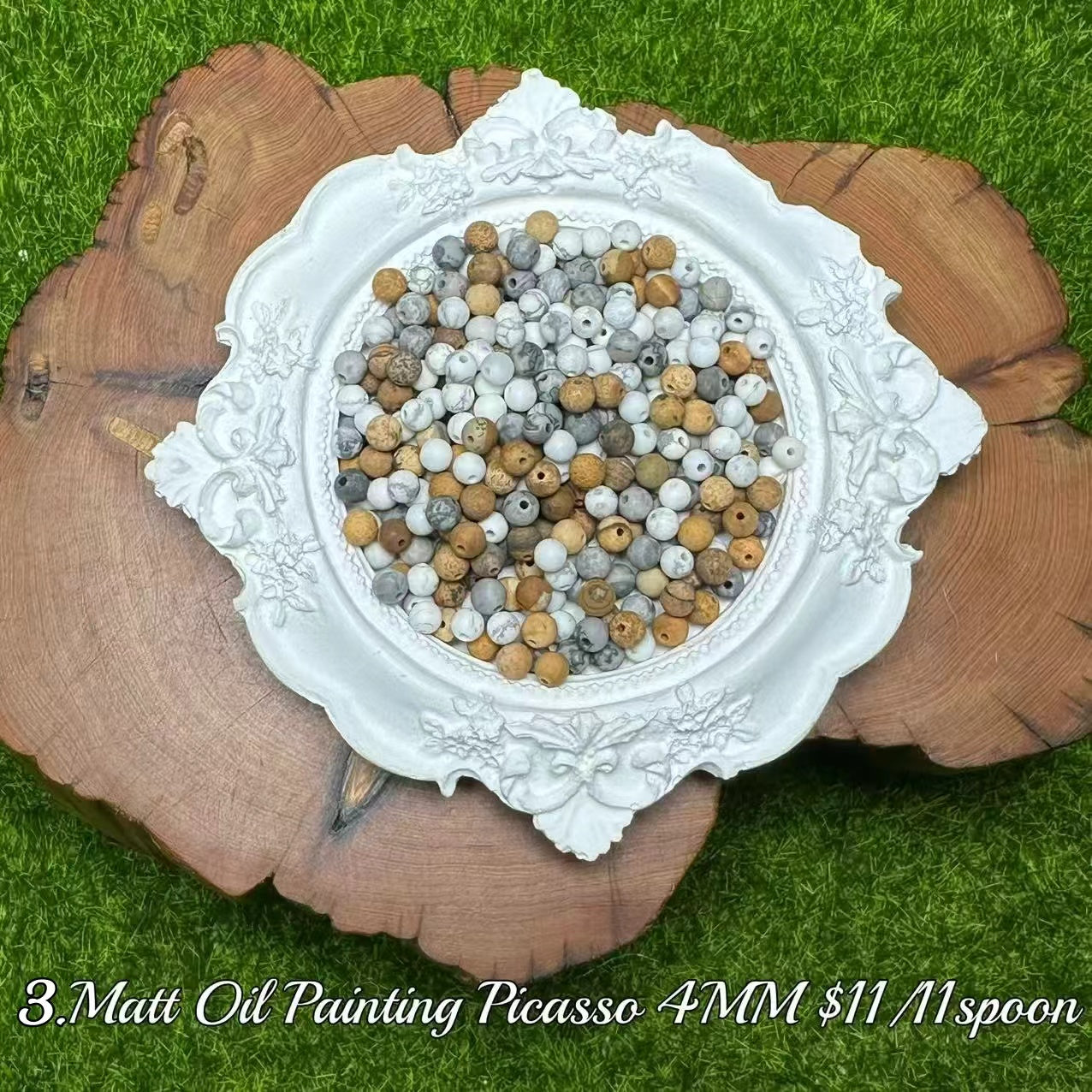 One bowl crystal bead- Felicity-can make 6pcs bracelets 8.26