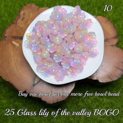 One bowl crystal bead- Felicity-can make 6pcs bracelets 8.26