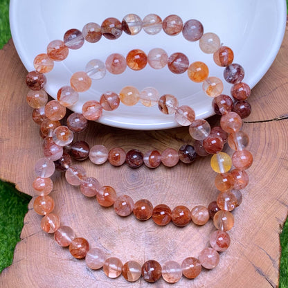 Fire Quartz bracelet 6mm 1pc (SL25)