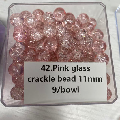 One bowl crystal bead- Felicity-can make 6pcs bracelets 9.19