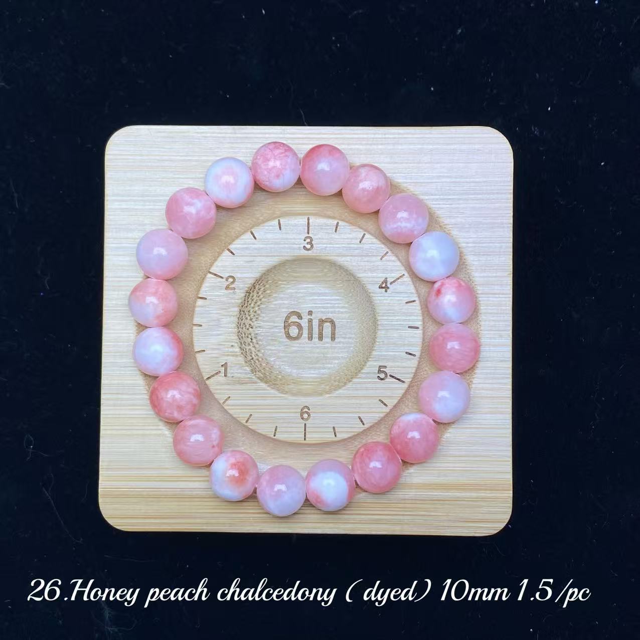 One bowl crystal bead- Felicity-can make 6pcs bracelets 6.5
