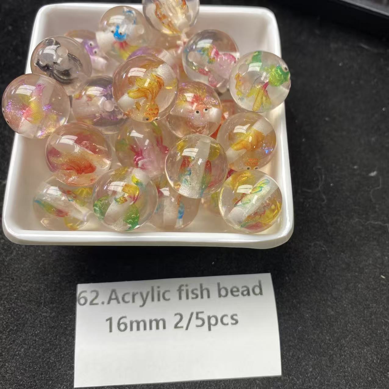 One bowl crystal bead- Felicity-can make 6pcs bracelets 8.6