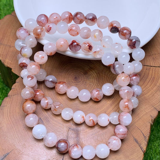 Fire quartz bracelet 7mm 1pc(SL103)