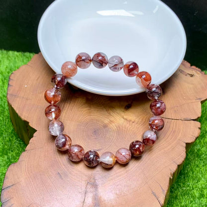 Pigeon Blood Fire Quartz bracelet 1pc (8mm-15mm）
