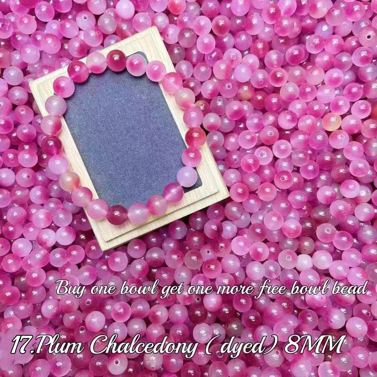One bowl crystal bead- Felicity-can make 6pcs bracelets 6.27