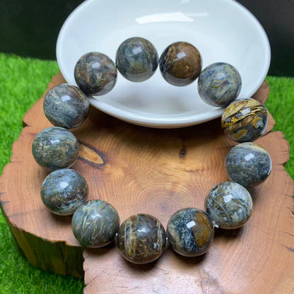 Galaxy Agate（blue opal symbiosis）bracelet 1pc （12mm-19mm）