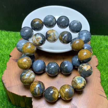 Galaxy Agate（blue opal symbiosis）bracelet 1pc （12mm-19mm）