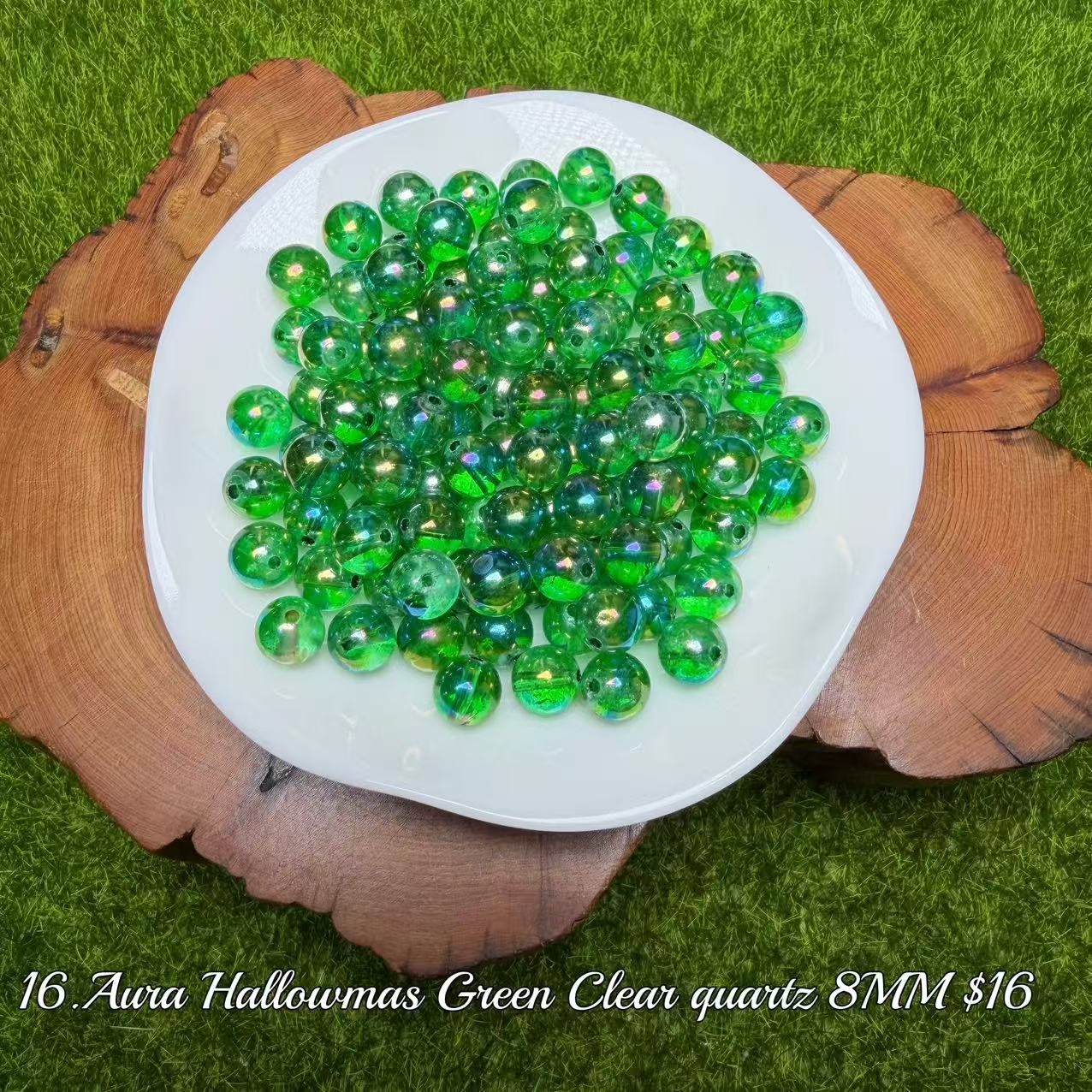 One bowl crystal bead- Felicity-can make 6pcs bracelets 8.22