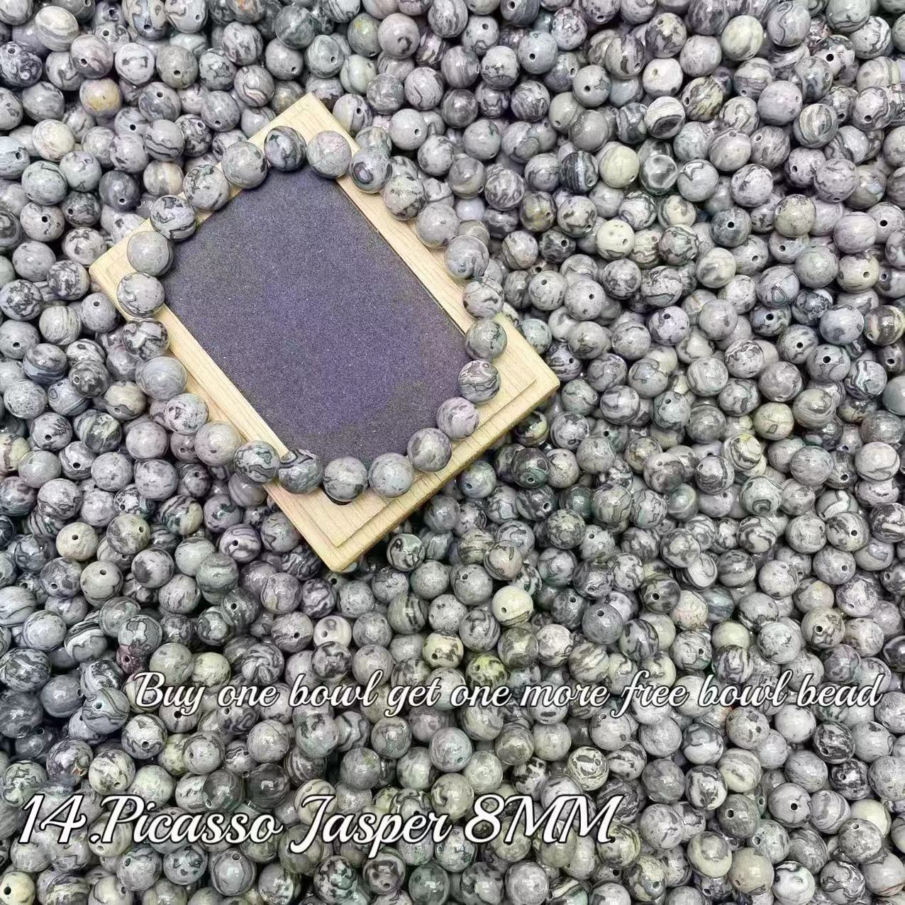 One bowl crystal bead- Felicity-can make 6pcs bracelets 7.25