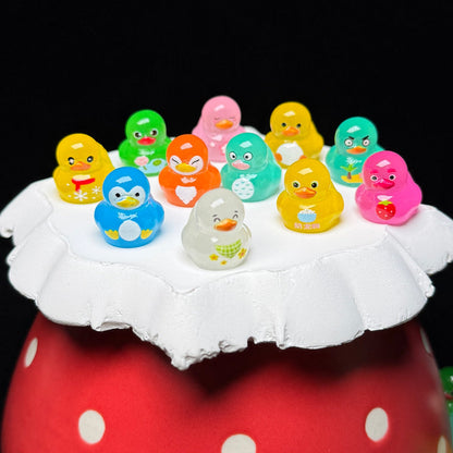 Funny Luminous Duck Mini Figurine