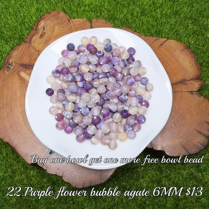 One bowl crystal bead- Felicity-can make 6pcs bracelets 9.26