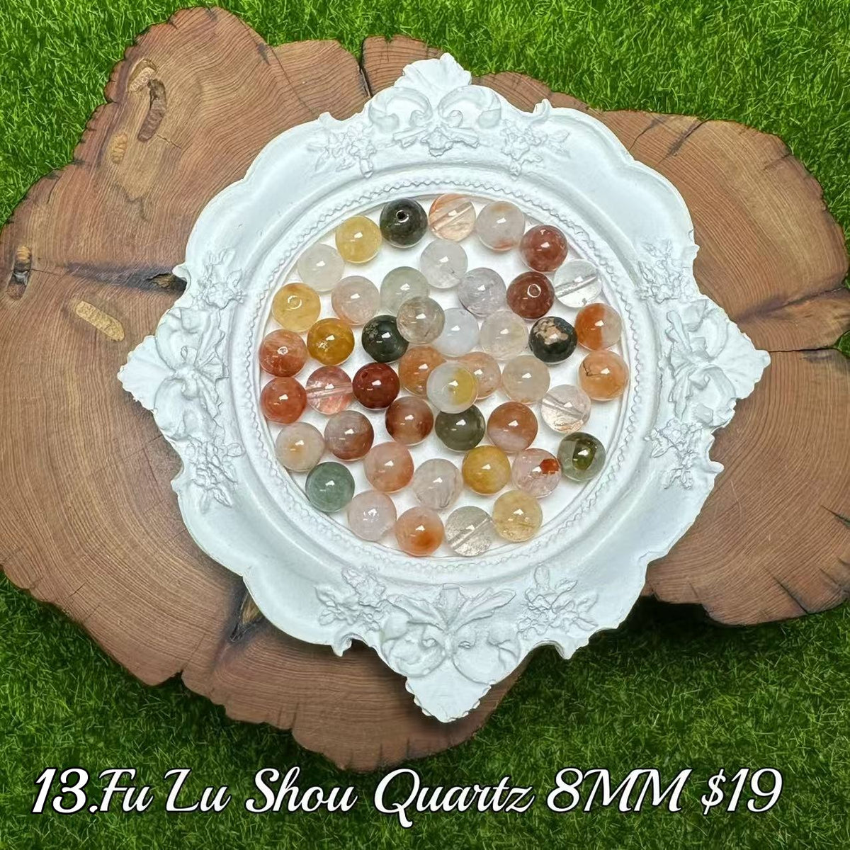One bowl crystal bead- Felicity-can make 6pcs bracelets 10.12