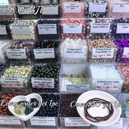 One bowl crystal bead- travis00-can make 6pcs bracelets 8.7