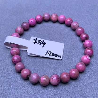 Pink Sugilite/Cobaltocalcite-Top Grade-Best Quality  Bracelet Travis/Felicity