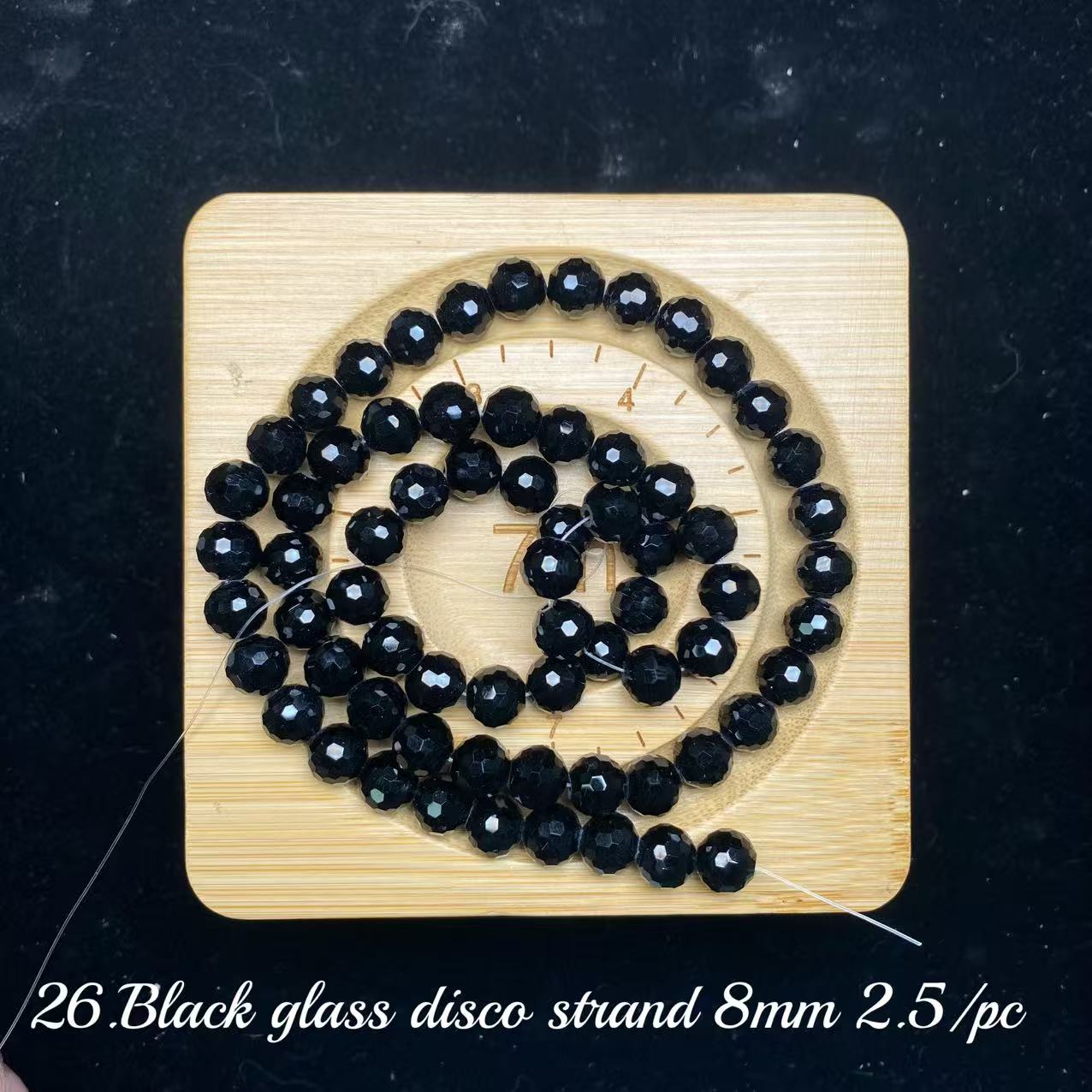 One bowl crystal bead- Felicity-can make 6pcs bracelets 9.2