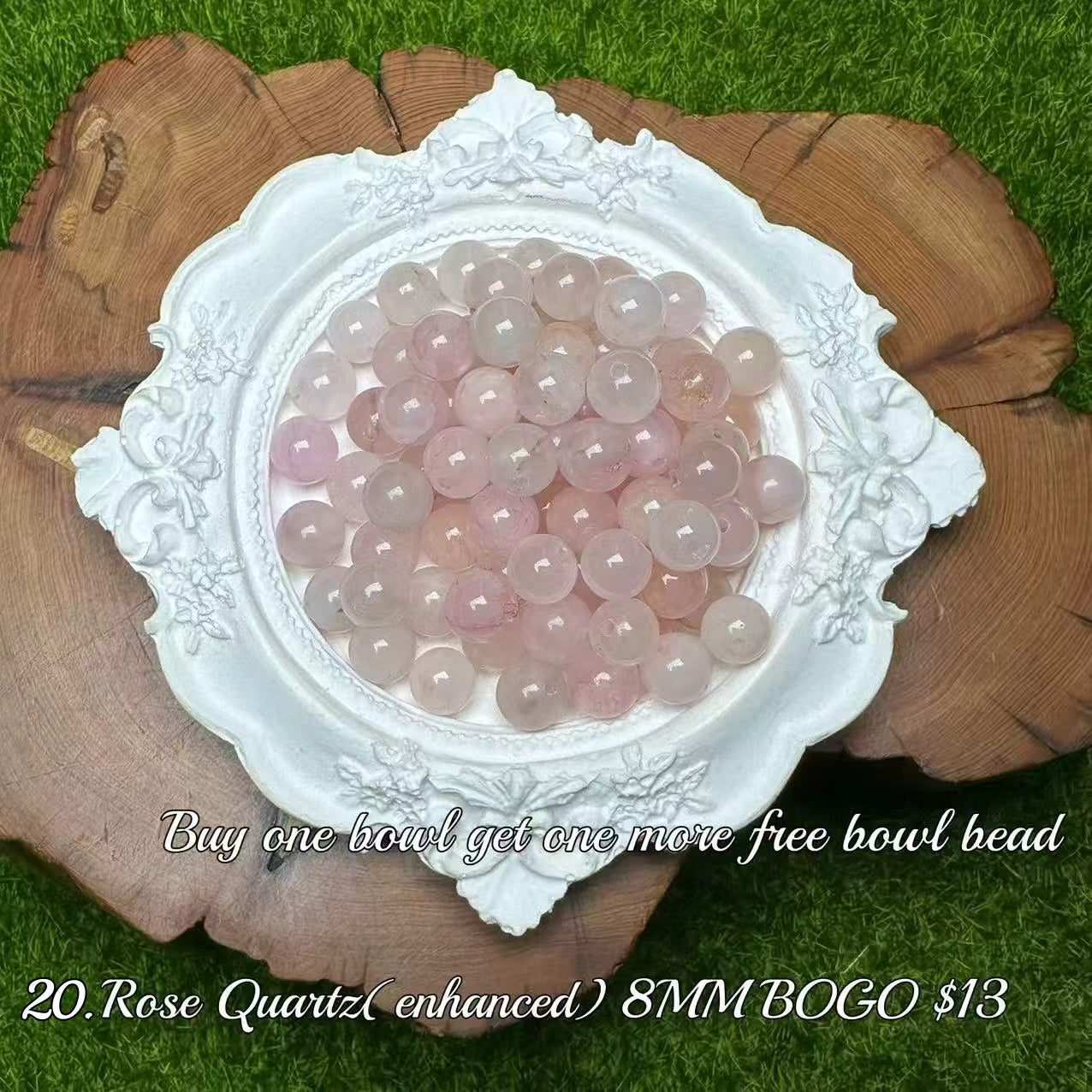 One bowl crystal bead- Felicity-can make 6pcs bracelets 6.22