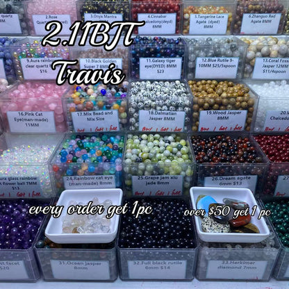 One bowl crystal bead- travis00-can make 6pcs bracelets 2.11
