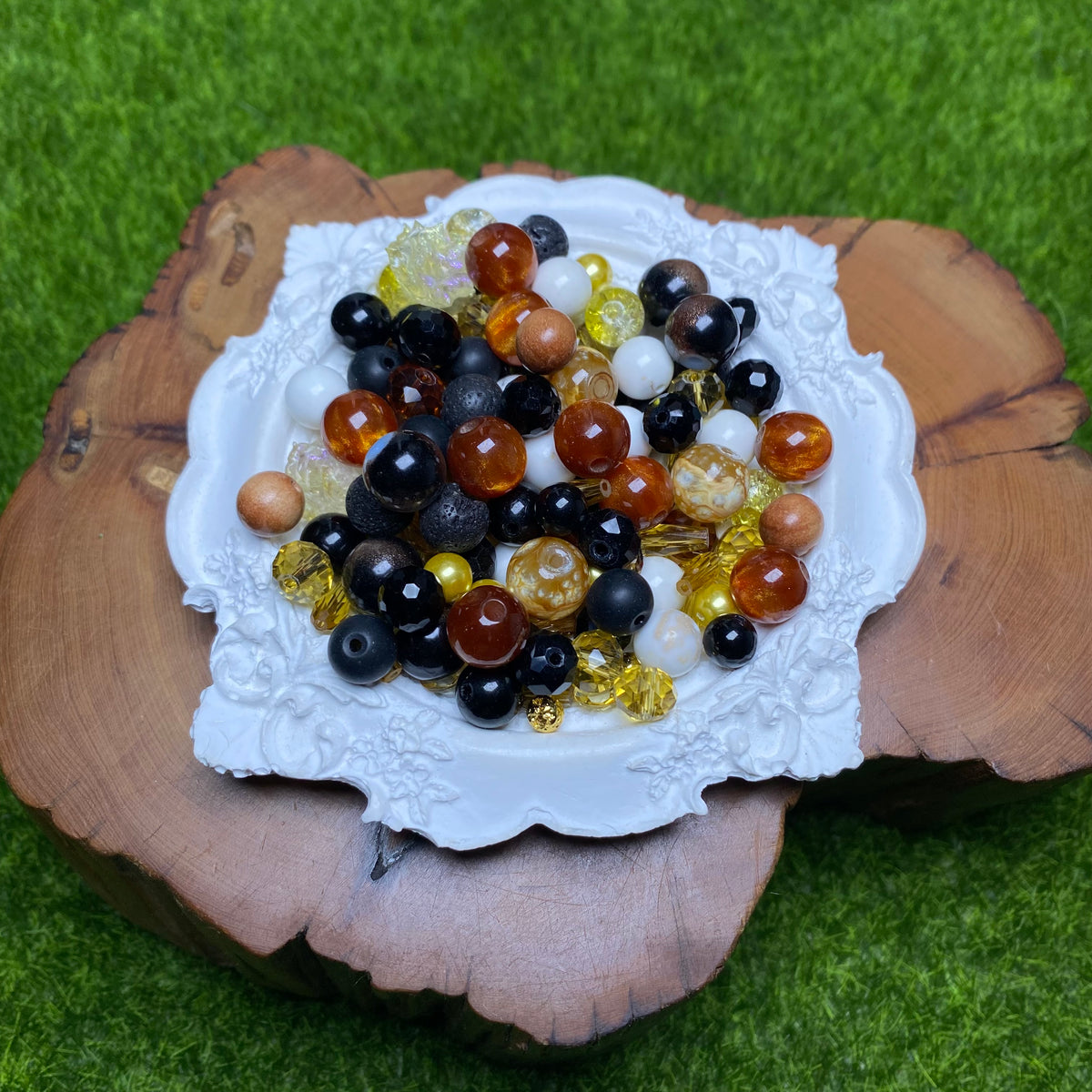 1 Bowl(60g) of Shiny Mix Beads--felicity