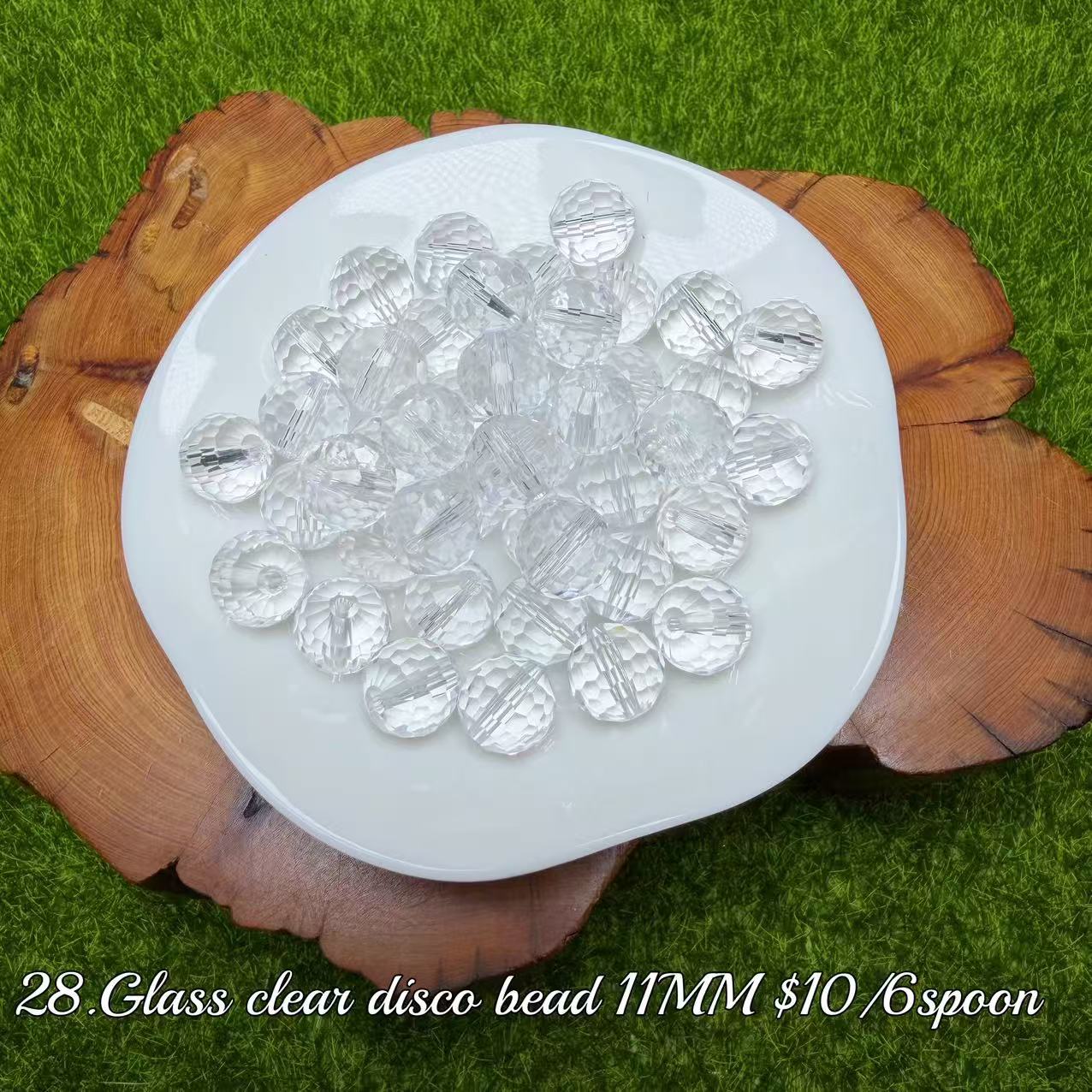 One bowl crystal bead- Felicity-can make 6pcs bracelets 8.22