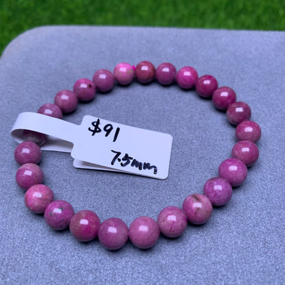 Pink Sugilite/Cobaltocalcite-Top Grade-Best Quality  Bracelet Travis/Felicity