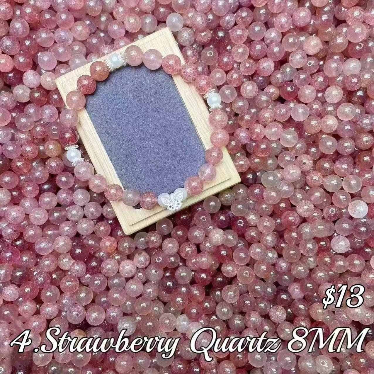 One bowl crystal bead- Felicity-can make 6pcs bracelets 6.5