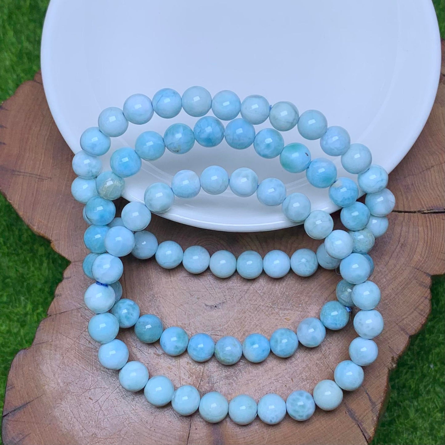 Larimar bracelet 6-7mm 1pc (SL72)