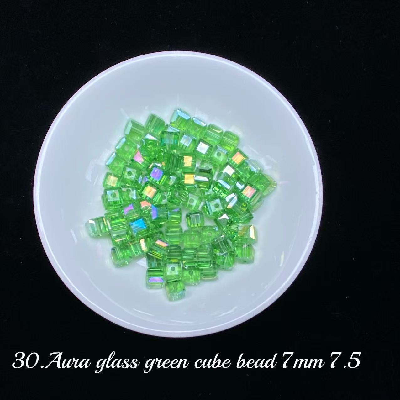 One bowl crystal bead- Felicity-can make 6pcs bracelets 8.15