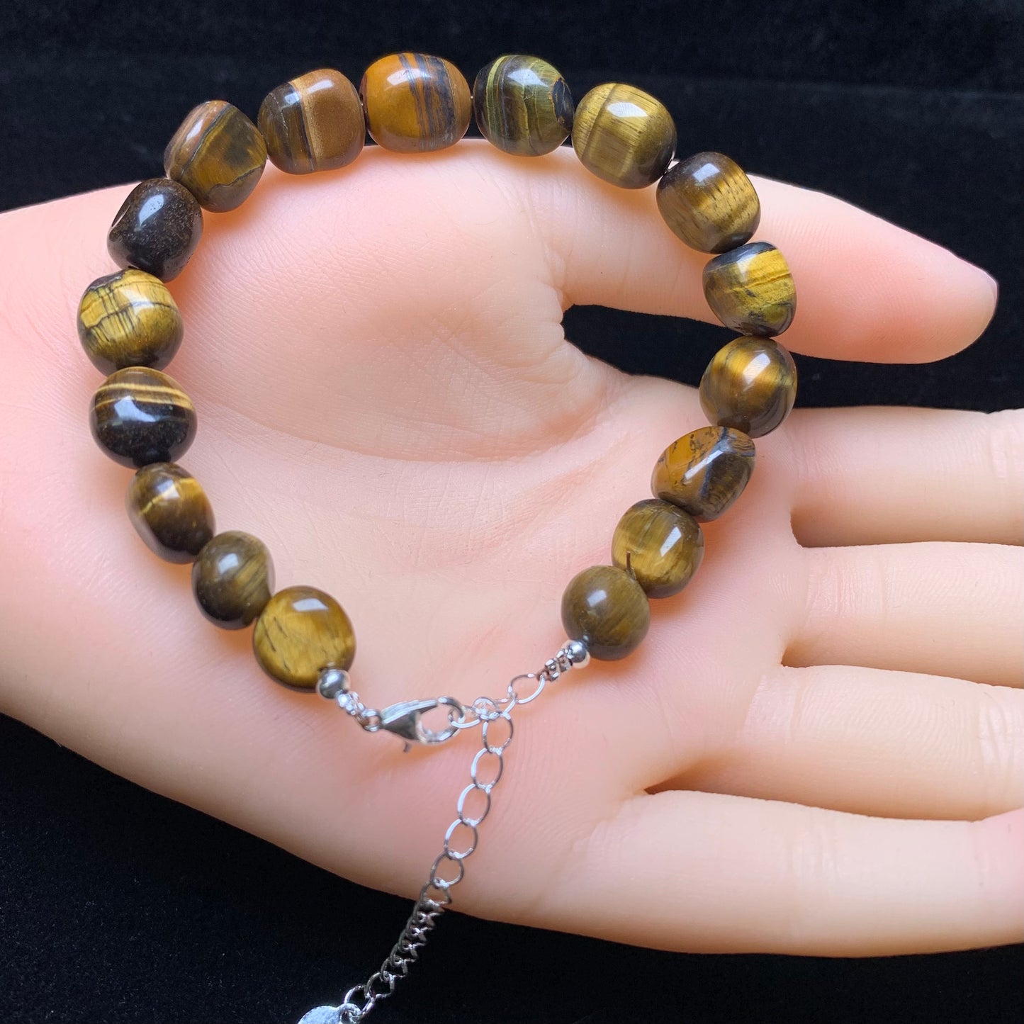 Tiger Eye Freeform  Bracelet 1pc (SL821)