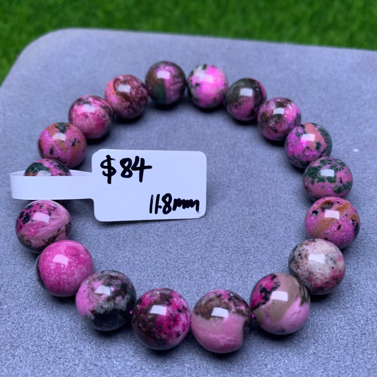 Pink Sugilite/Cobaltocalcite-Top Grade-Best Quality  Bracelet Travis/Felicity