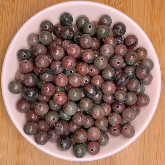 Garnet  bead 132pcs_ 1 bowl 8mm(NAT25)