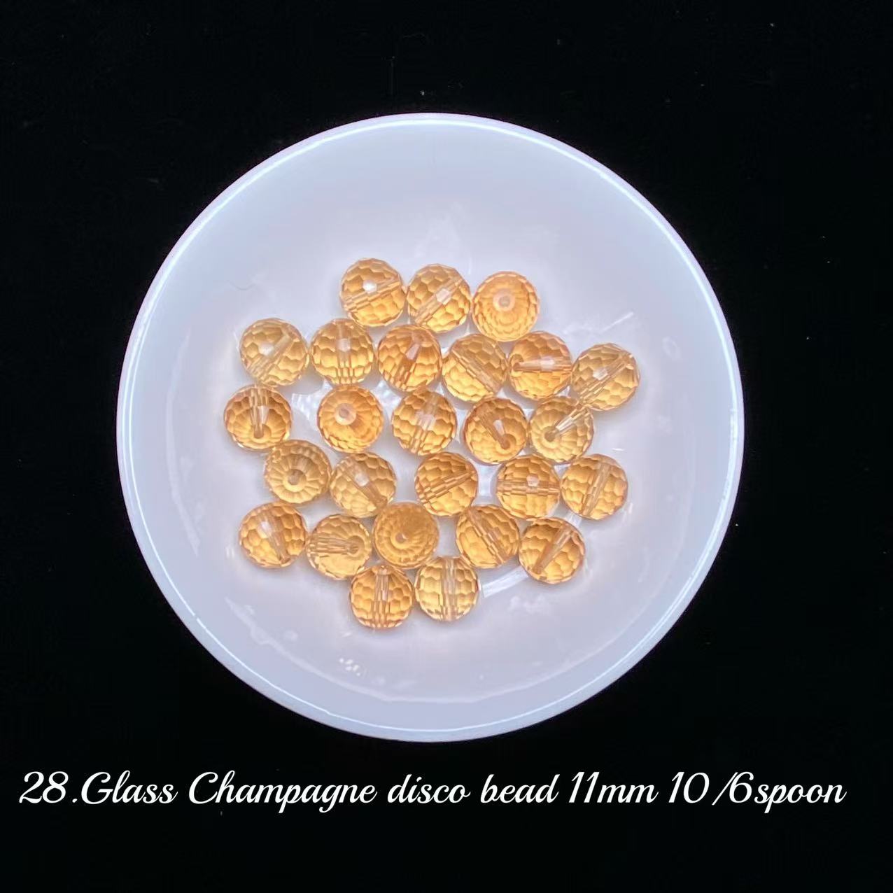 One bowl crystal bead- Felicity-can make 6pcs bracelets 8.26